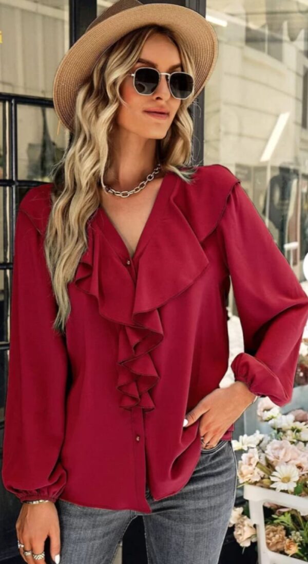 Red Layer Top - Image 2